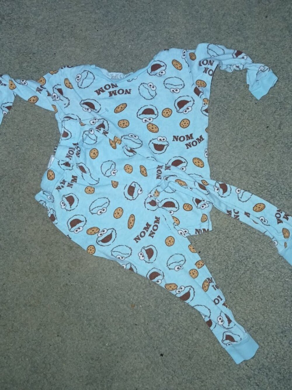 Cookie monster PJ set